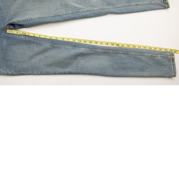 Free People Jeans High Rise Skinny Leg Medium Wash Denim Blue Size 26 - Picture 6 of 6